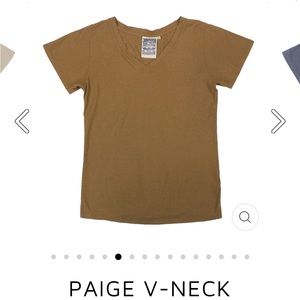 Jungmaven Paige V Neck in Coyote